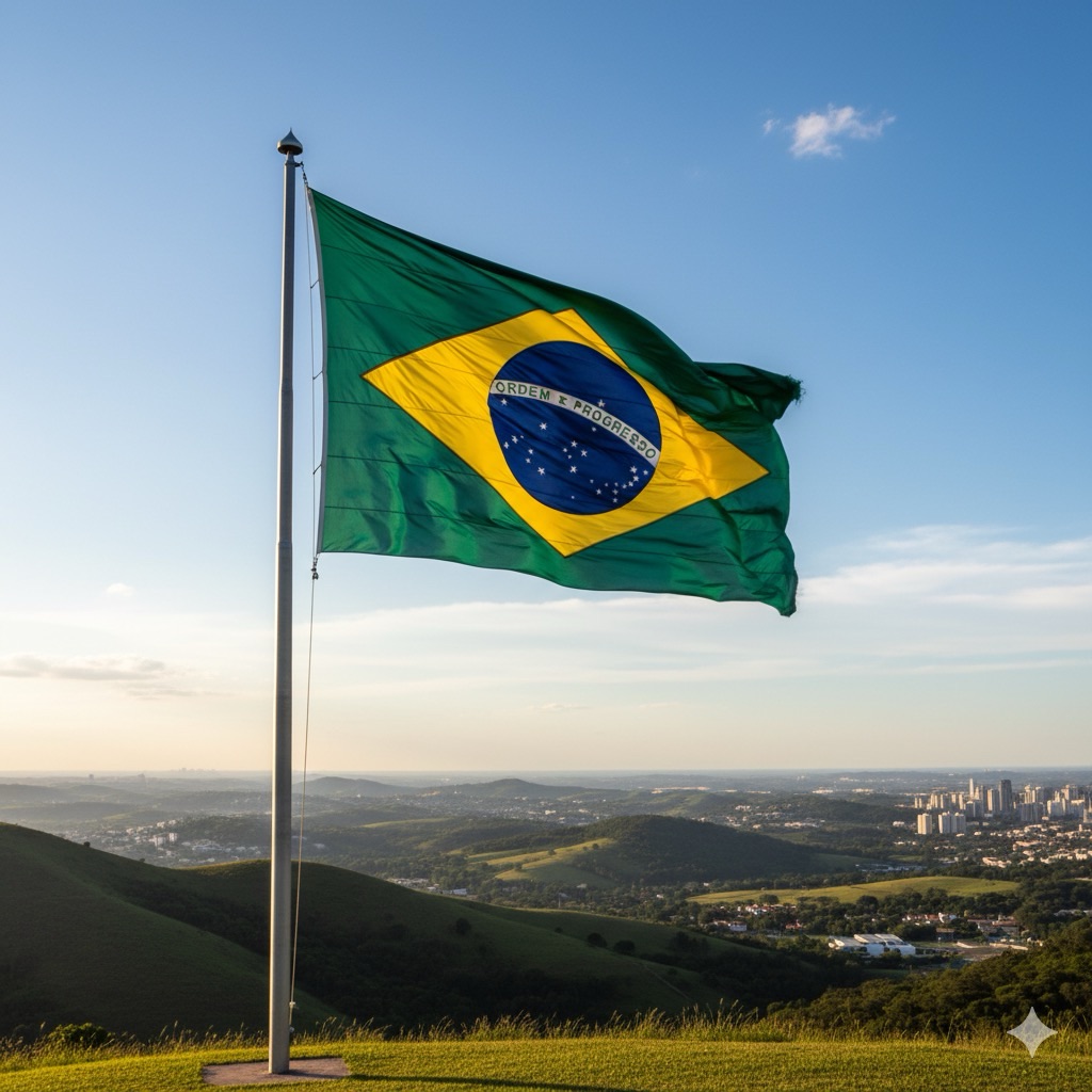 19 de novembro é comemorando o dia da Bandeira, em homenagem a bandeira do Brasil