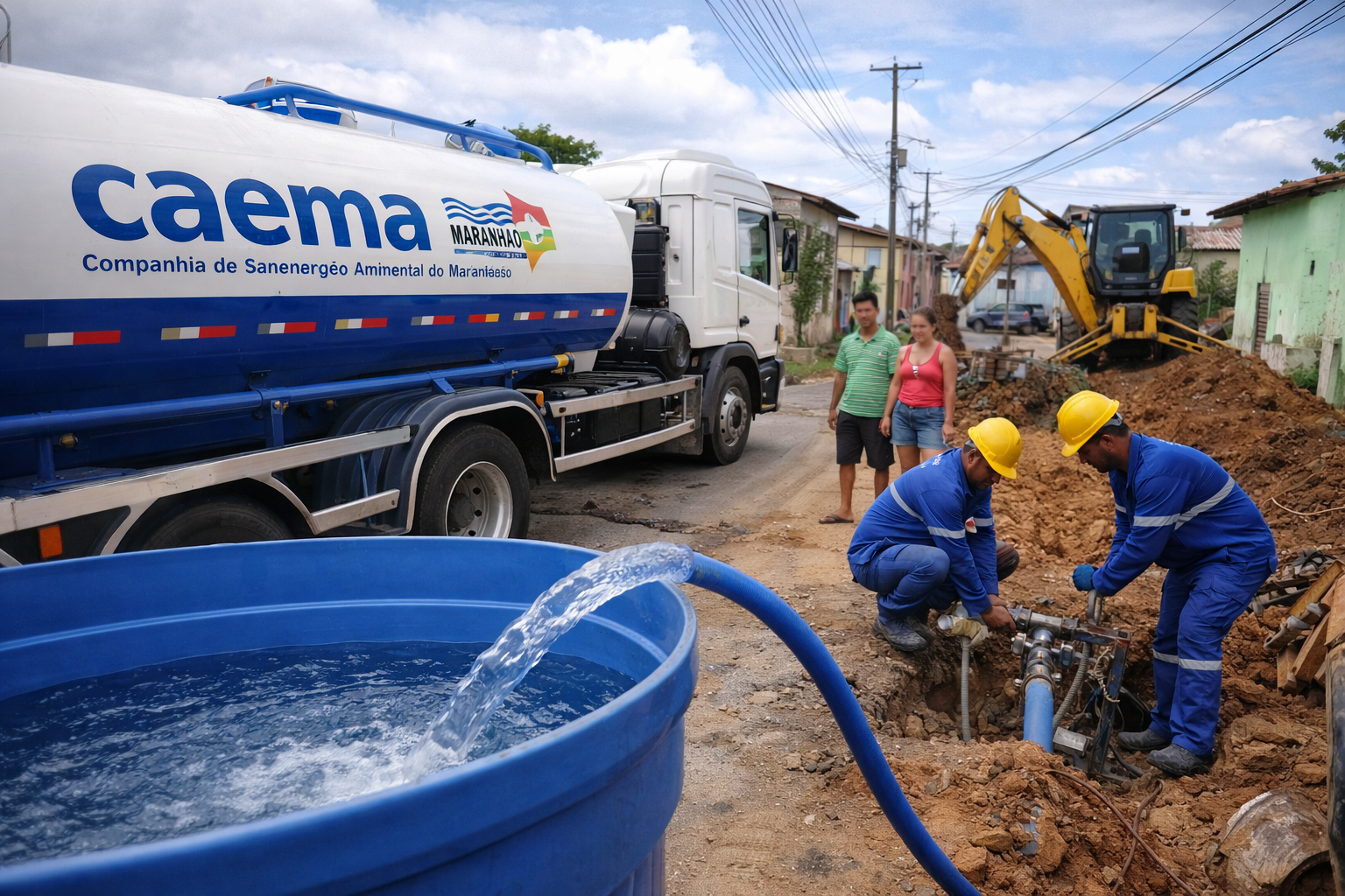 Governo do Maranhão anuncia reforço no abastecimento de água em bairros de São Luís