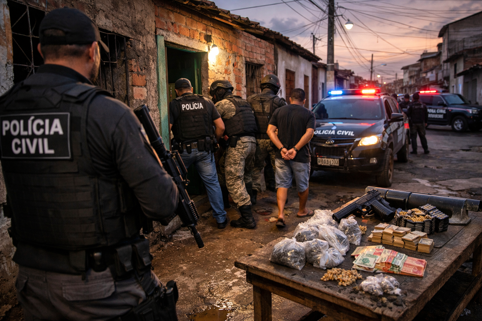 Operação policial intensifica combate ao tráfico em&nbsp;São Luís
