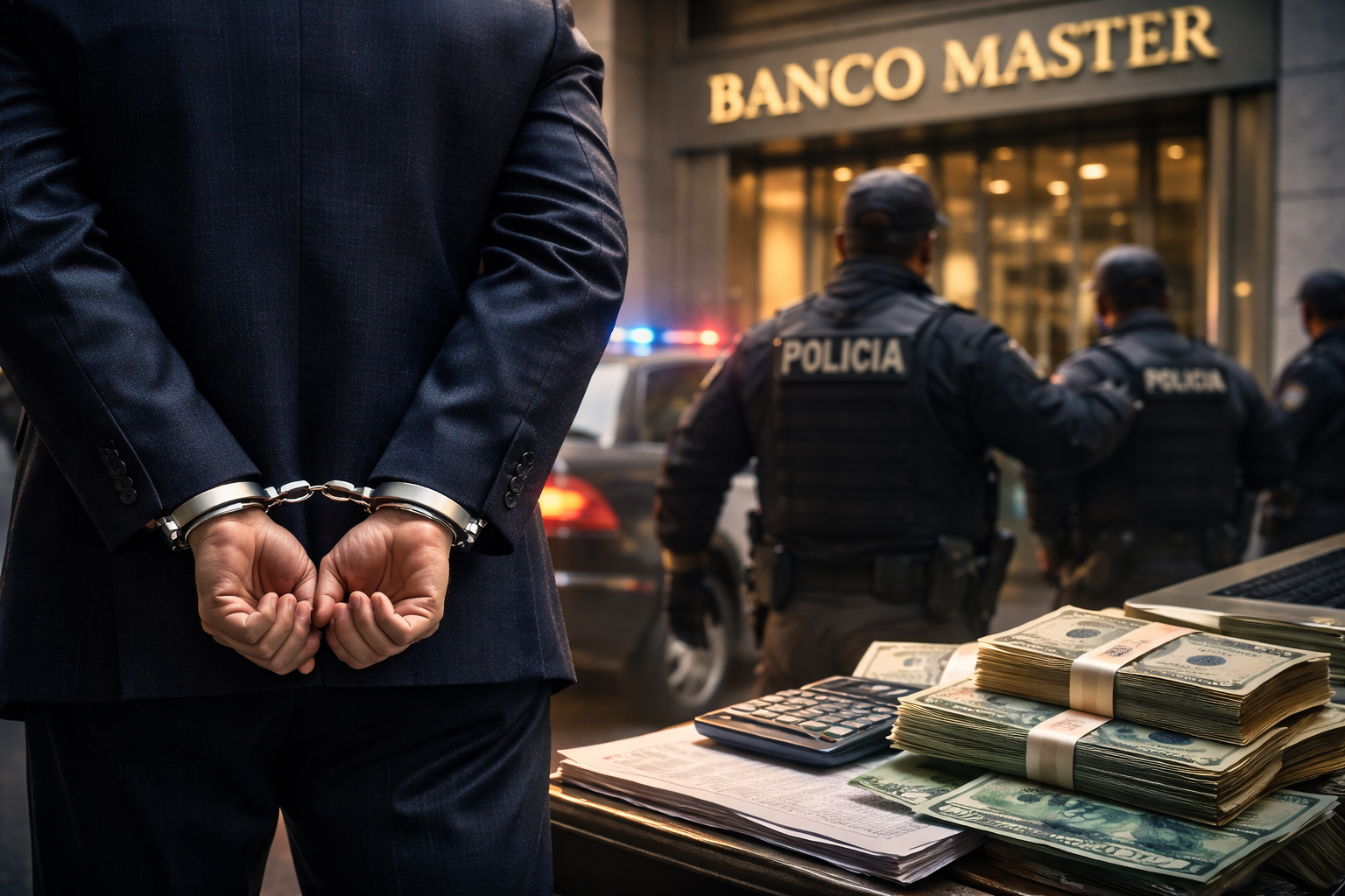 Empresário do setor bancário é detido por suspeita de obstrução à investigação criminal